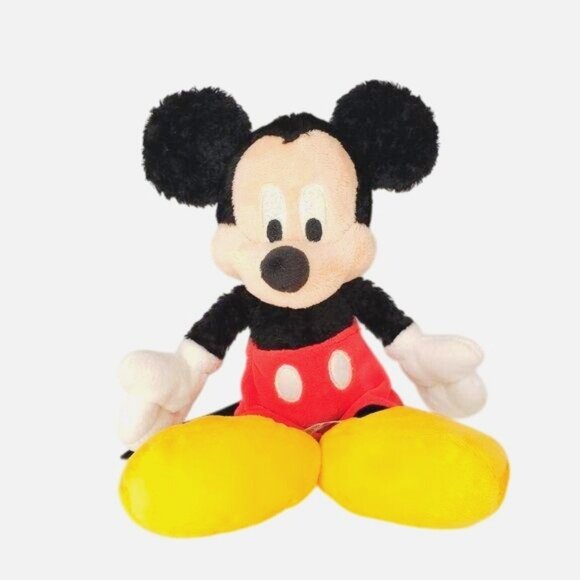 Disney NWT Mickey Mouse Bean Bag Plush Toy 10"  Walt Disney World gift with tag - Picture 1 of 7